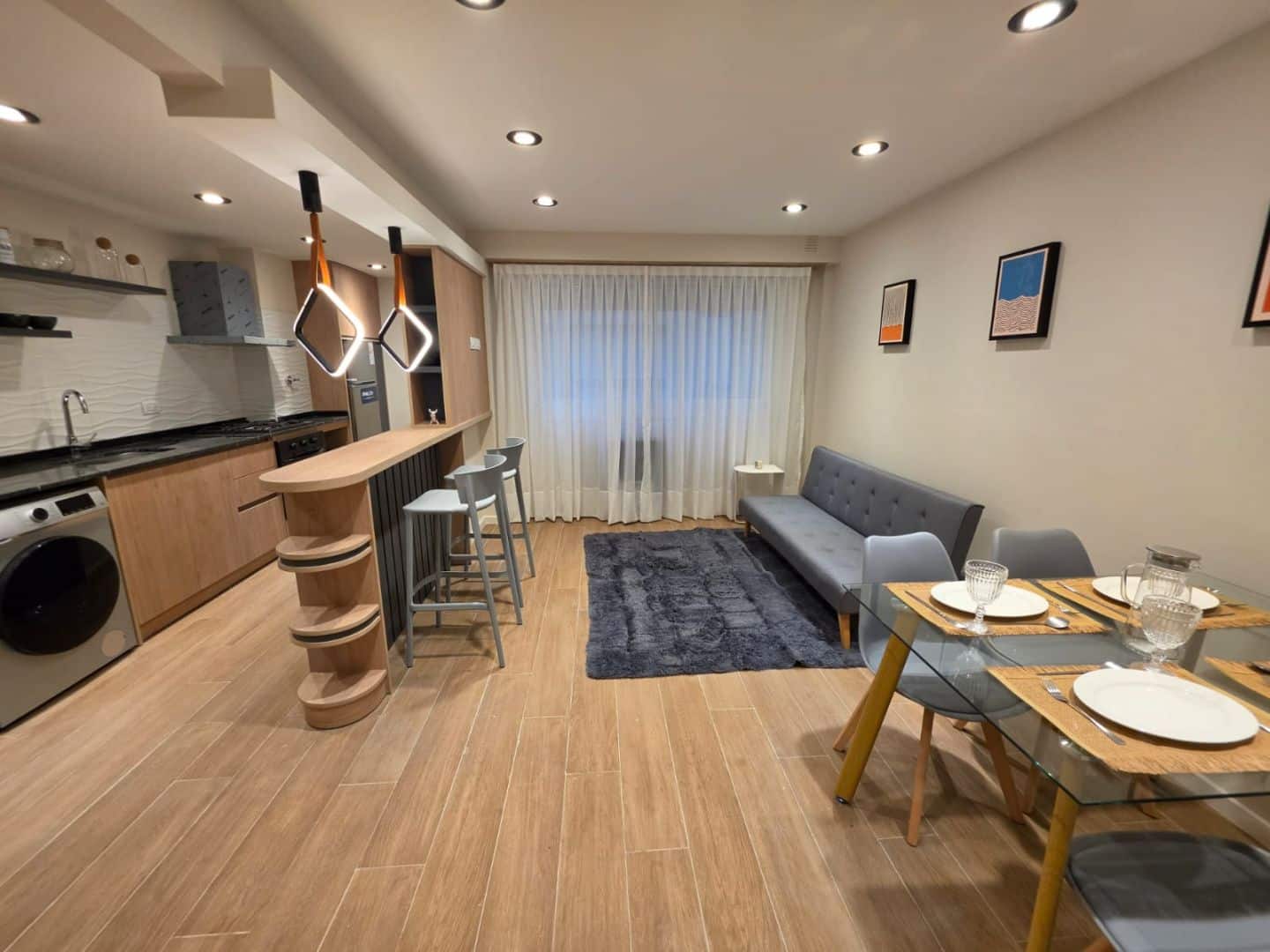 Departamento en venta 2 ambientes reciclado y amoblado - Plaza Colón