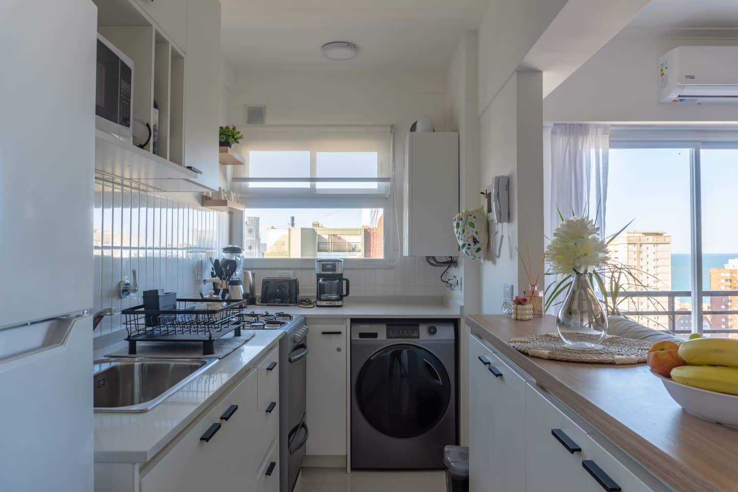 Departamento en alquiler temporario 2 ambientes para 4 con vista al mar y cochera - foto 4