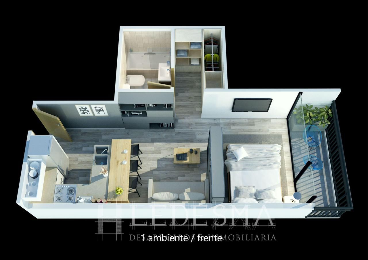 Monoambiente en venta a estrenar con balcón - Antigua Terminal - foto 2