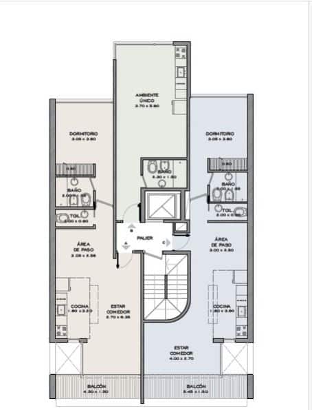 Departamentos en venta a estrenar en Garay Flex - Barrio San José - foto 3