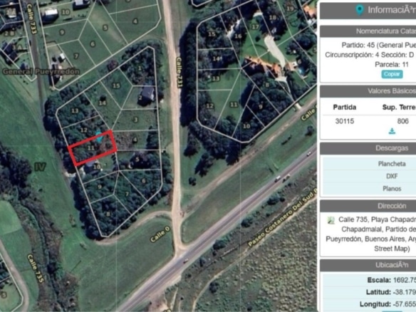 Terreno en venta de 820 m² frente al arroyo - Playa Paradise