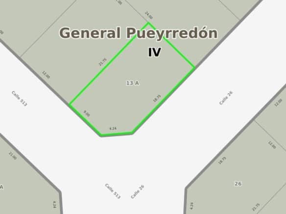 Terreno en venta en esquina de 261 m² - Los Acantilados
