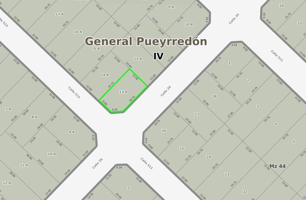 loy1382_3 Terreno en venta en esquina de 261 m² - Los Acantilados - foto 2