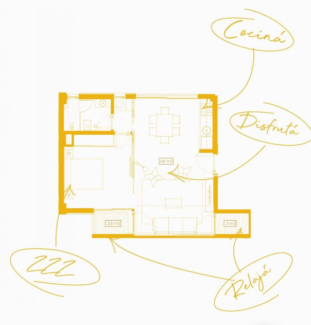Departamento en venta 2 ambientes con vista panorámica - Chauvín - foto 14