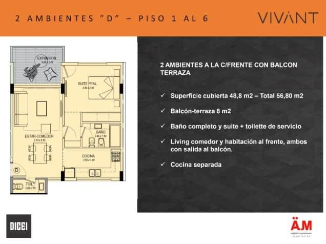 Departamento en venta 3 ambientes a estrenar en pozo - Parque Luro - foto 5