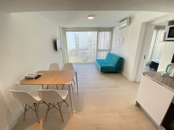 Departamento en alquiler temporario 2 ambientes para 4 con pileta - Punta Iglesia