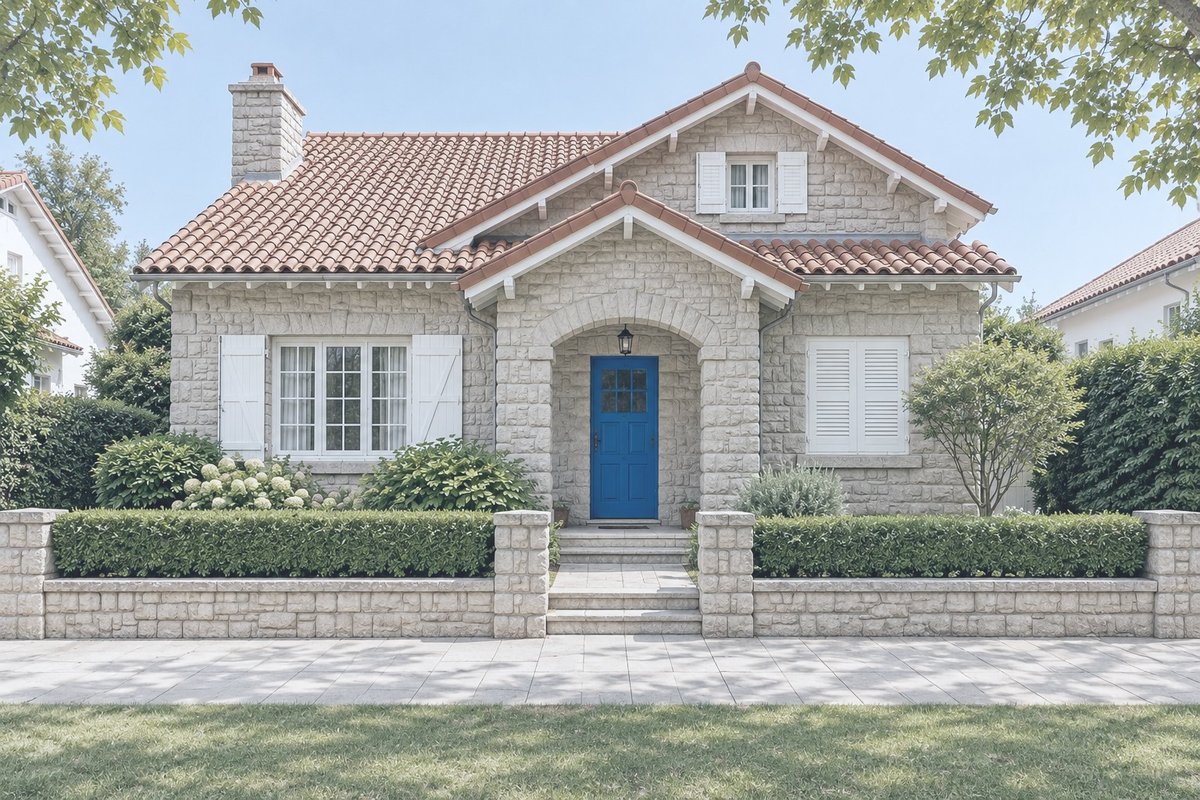 Casa de piedra y tejas en venta en Mar del Plata