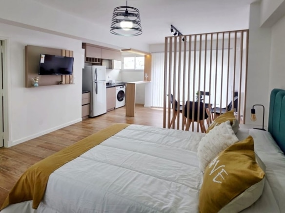 Departamento en venta 1 ambiente amoblado con balcón - Paseo Aldrey
