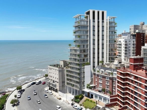 Departamento en venta 3 ambientes frente al mar a estrenar - Torreón del Monje