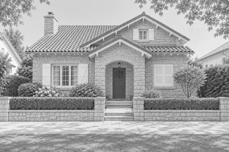 Casa de piedra y tejas en venta en Mar del Plata